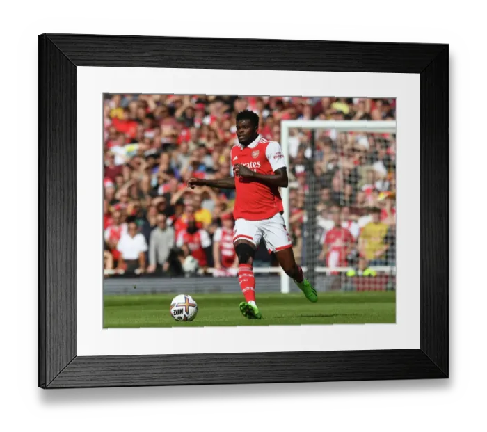 Framed Print : Thomas Partey in Action: Arsenal vs. Tottenham Rivalry at Emirates Stadium, Premier League 2022-23 Framed Print : Thomas Partey in Action: Arsenal vs. Tottenham Rivalry at Emirates Stadium, Premier League 2022-23