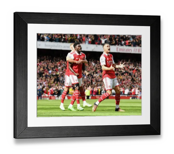 Framed Print : Thomas Partey's Stunner: Arsenal's Epic 3-2 Comeback Win Against Tottenham in the 2022-23 Premier League Framed Print : Thomas Partey's Stunner: Arsenal's Epic 3-2 Comeback Win Against Tottenham in the 2022-23 Premier League