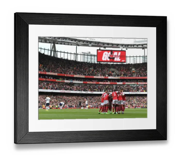 Framed Print : Thomas Partey Scores the Winner: Arsenal Triumphs Over Tottenham in the Premier League