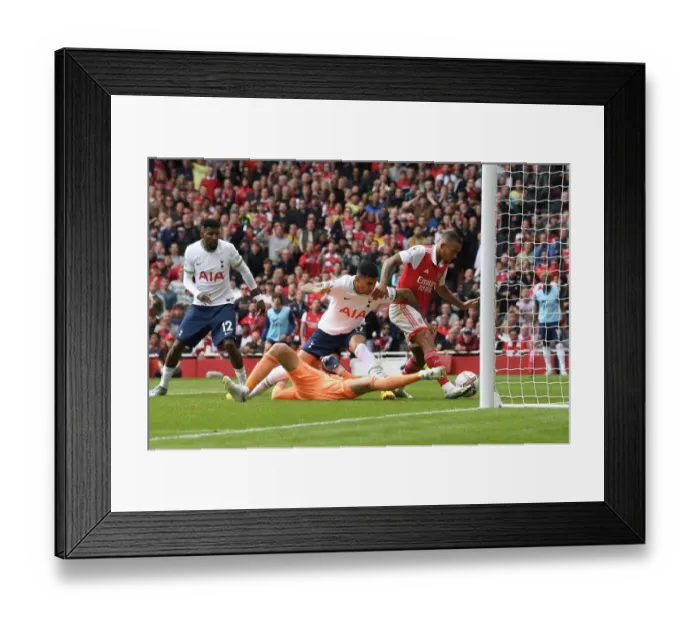 Framed Print : Gabriel Jesus Scores Arsenal's Second Goal: Arsenal FC vs. Tottenham Hotspur, Premier League 2022-23 Framed Print : Gabriel Jesus Scores Arsenal's Second Goal: Arsenal FC vs. Tottenham Hotspur, Premier League 2022-23