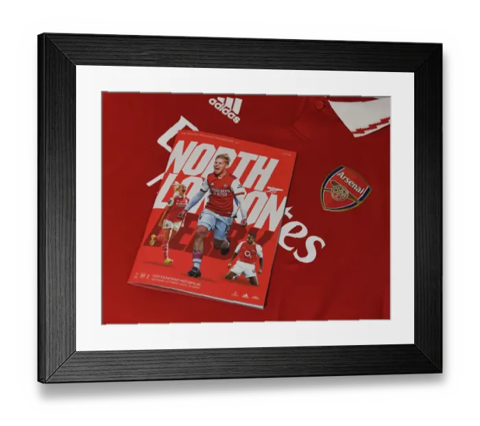 Framed Print : Arsenal vs. Tottenham: Premier League Showdown at Emirates Stadium
