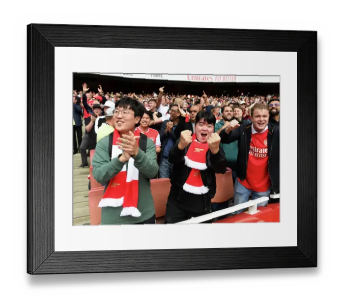Framed Print : Arsenal's Triumphant Third Goal: Arsenal FC vs. Tottenham Hotspur, Premier League 2022-23