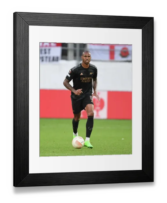 Framed Print : Gabriel Faces Off: Arsenal vs. FC Zurich in Europa League Battle Framed Print : Gabriel Faces Off: Arsenal vs. FC Zurich in Europa League Battle