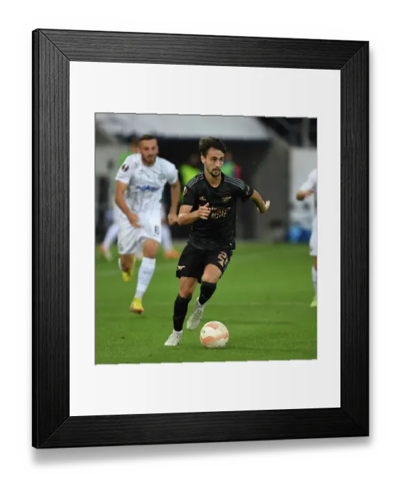 Framed Print : Fabio Vieira's Europa League Debut: Arsenal Star Shines Against FC Zurich
