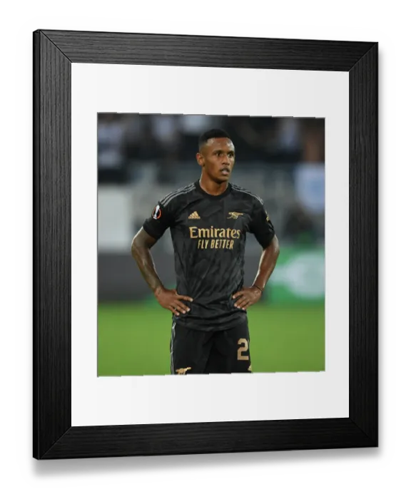 Framed Print : Marquinhos in Europa League Action: Arsenal vs. FC Zurich, St. Gallen