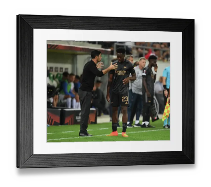 Framed Print : Mikel Arteta Leads Arsenal in Europa League Clash against FC Zurich Framed Print : Mikel Arteta Leads Arsenal in Europa League Clash against FC Zurich