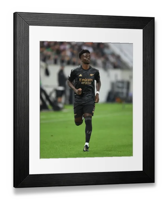 Framed Print : Bukayo Saka's Star Performance: Arsenal's Europa League Triumph Over FC Zurich Framed Print : Bukayo Saka's Star Performance: Arsenal's Europa League Triumph Over FC Zurich