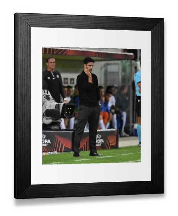 Framed Print : Mikel Arteta Leads Arsenal in Europa League Battle against FC Zurich Framed Print : Mikel Arteta Leads Arsenal in Europa League Battle against FC Zurich