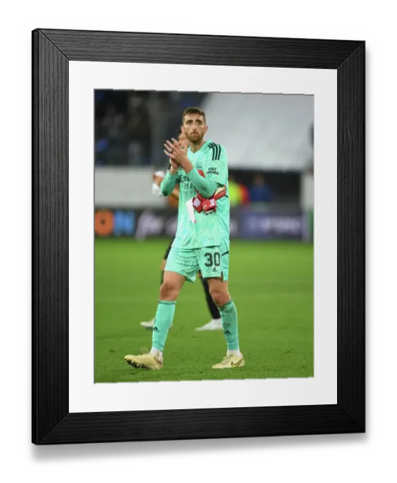 Framed Print : Arsenal's Europa League Victory at FC Zurich: Matt Turner's Triumphant Moment Framed Print : Arsenal's Europa League Victory at FC Zurich: Matt Turner's Triumphant Moment