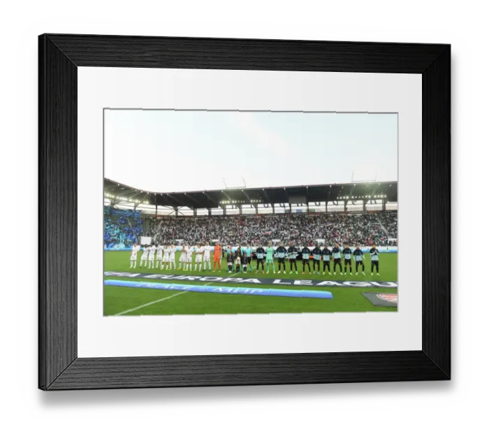 Framed Print : Arsenal vs. FC Zurich: UEFA Europa League Group A Showdown