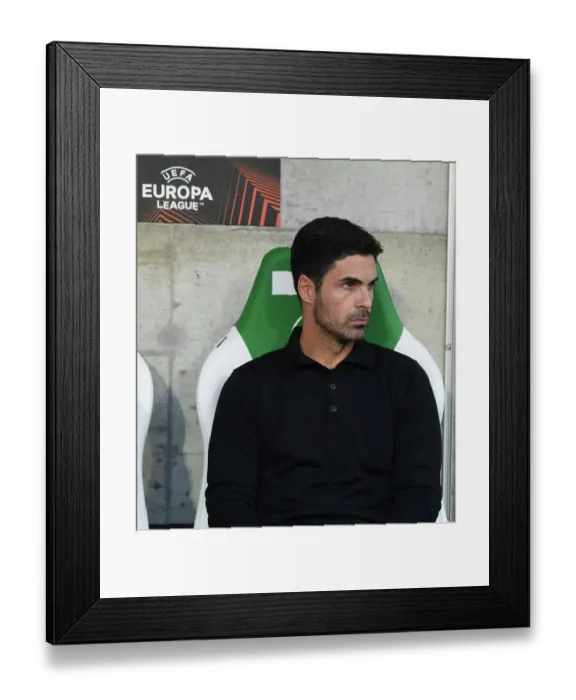 Framed Print : Arsenal's Mikel Arteta Prepares for FC Zurich Clash in Europa League Group Stage