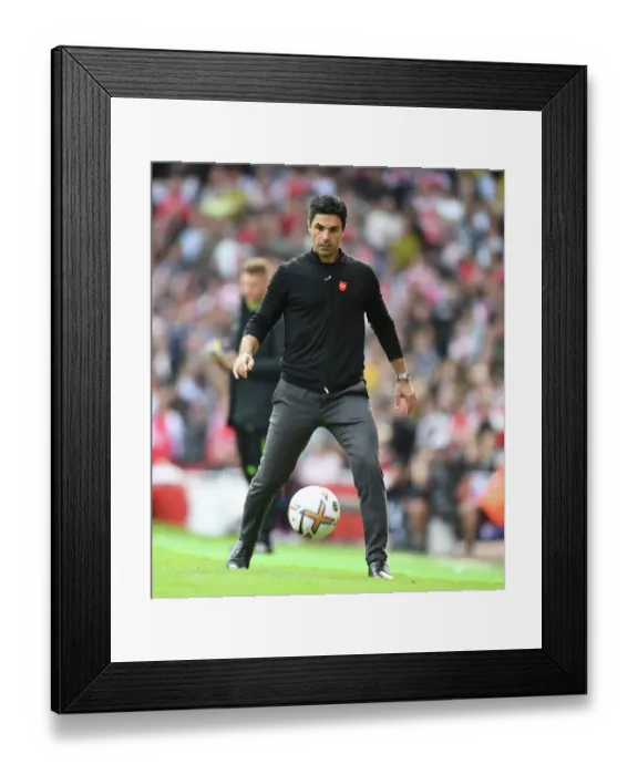 Framed Print : Arsenal vs. Tottenham: Mikel Arteta Goes Head-to-Head in Premier League Clash (2022-23)