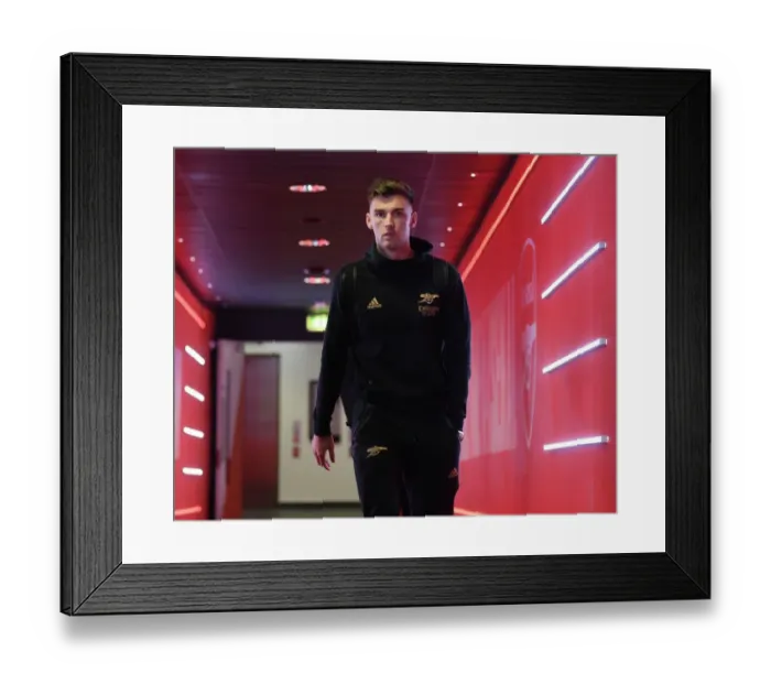 Framed Print : Arsenal's Kieran Tierney Gears Up for Arsenal v Tottenham Showdown in 2022-23 Premier League Framed Print : Arsenal's Kieran Tierney Gears Up for Arsenal v Tottenham Showdown in 2022-23 Premier League