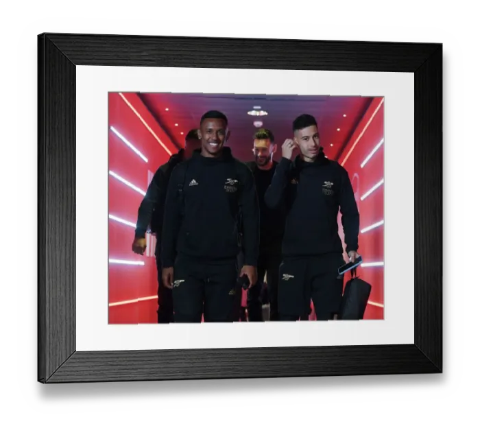 Framed Print : Arsenal FC vs. Tottenham Hotspur: Pre-Match Moment at Emirates Stadium (2022-23)