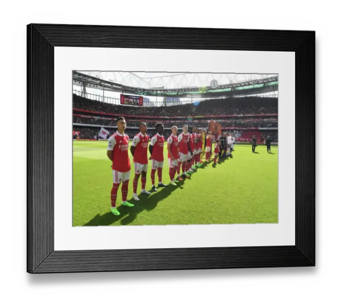Framed Print : Arsenal vs. Tottenham: Premier League Showdown at Emirates Stadium (2022-23)