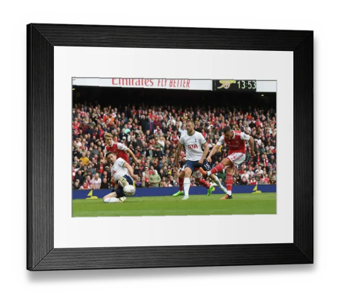 Framed Print : Xhaka Scores the Second: Arsenal vs. Tottenham, Premier League 2022-23 Framed Print : Xhaka Scores the Second: Arsenal vs. Tottenham, Premier League 2022-23