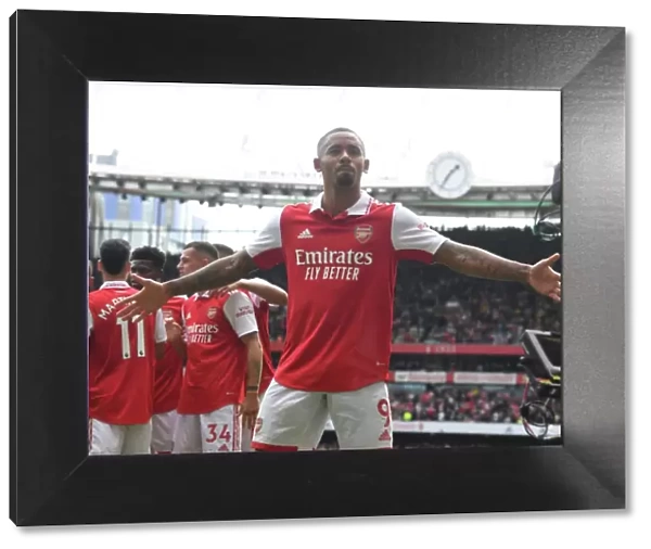 Gabriel Jesus Scores the Second Goal: Arsenal FC vs. Tottenham Hotspur, Premier League 2022-23