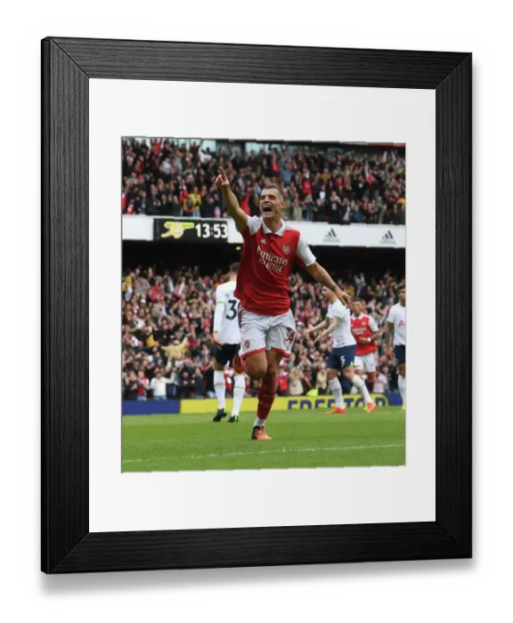 Framed Print : Xhaka's Hat-Trick: Arsenal's Thrilling Comeback Against Tottenham in the Premier League (2022-23) Framed Print : Xhaka's Hat-Trick: Arsenal's Thrilling Comeback Against Tottenham in the Premier League (2022-23)
