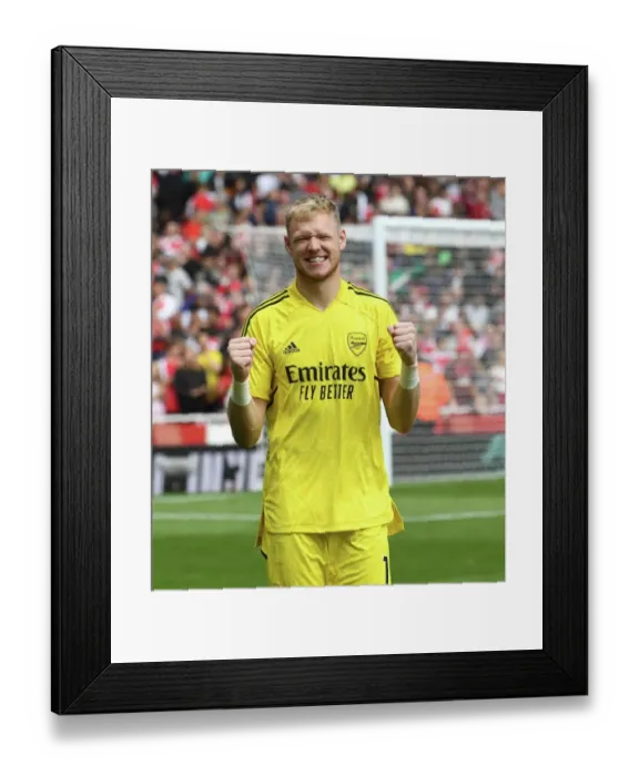 Framed Print : Arsenal's Ramsdale: 1-0 Derby Victory Over Tottenham (2022-23)