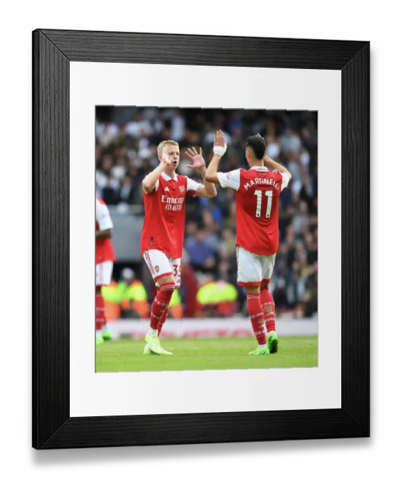 Framed Print : Arsenal's Zinchenko and Martinelli in Action against Tottenham in the 2022-23 Premier League Framed Print : Arsenal's Zinchenko and Martinelli in Action against Tottenham in the 2022-23 Premier League