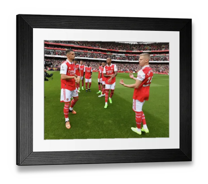 Framed Print : Arsenal's Xhaka, Gabriel, and Zinchenko Prepare for Arsenal v Tottenham Showdown (2022-23) Framed Print : Arsenal's Xhaka, Gabriel, and Zinchenko Prepare for Arsenal v Tottenham Showdown (2022-23)