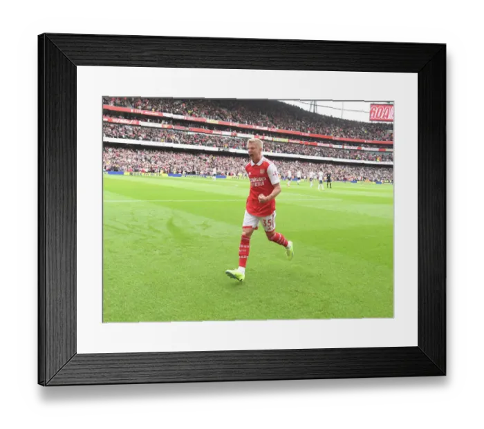 Framed Print : Arsenal's Triumph: Zinchenko Scores the Third in Arsenal's Win Against Tottenham (2022-23)