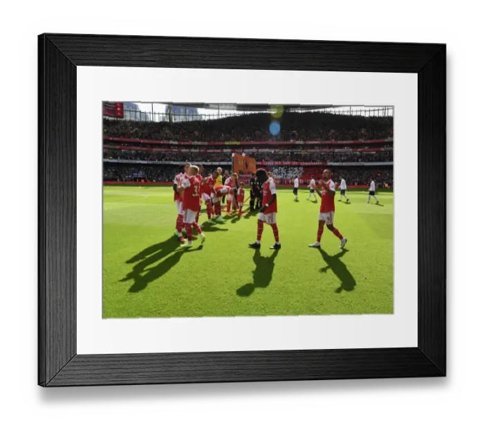 Framed Print : Arsenal vs. Tottenham: Premier League Showdown at Emirates Stadium (2022-23)