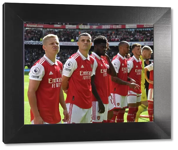 Arsenal's Xhaka, Partey, and Zinchenko Prepare for Arsenal v Tottenham Showdown (2022-23)