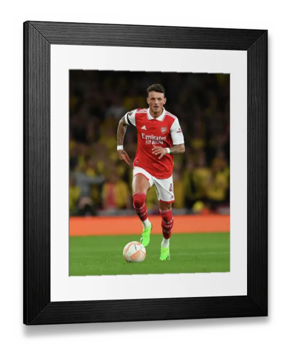Framed Print : Arsenal vs FK Bodo / Glimt: White in Action - UEFA Europa League 2022-23