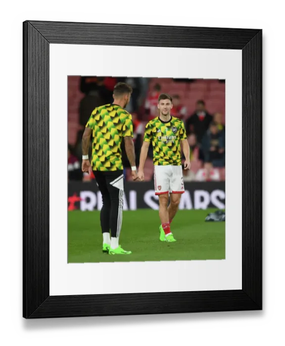 Framed Print : Arsenal's Kieran Tierney Gears Up for Europa League Clash Against FK Bodo / Glimt