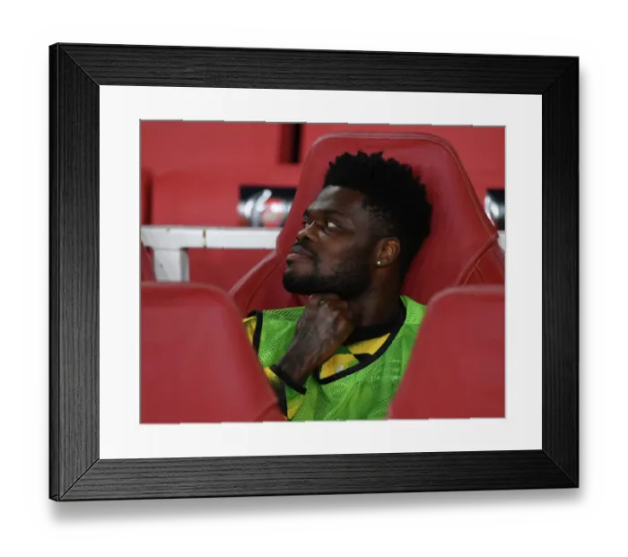 Framed Print : Thomas Partey Gears Up: Arsenal FC vs FK Bodo / Glimt, UEFA Europa League 2022-23