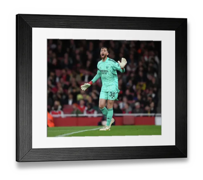Framed Print : Arsenal vs FK Bodo / Glimt: Europa League Clash at Emirates Stadium Framed Print : Arsenal vs FK Bodo / Glimt: Europa League Clash at Emirates Stadium