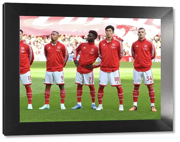 Arsenal's Star Five: Martinelli, Jesus, Saka, Tomiyasu, Xhaka Prepare for Arsenal v Liverpool Clash (2022-23)
