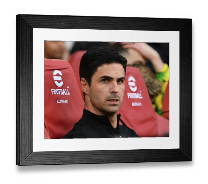 Framed Print : Arsenal's Mikel Arteta Faces Liverpool in Premier League Showdown (2022-23) Framed Print : Arsenal's Mikel Arteta Faces Liverpool in Premier League Showdown (2022-23)
