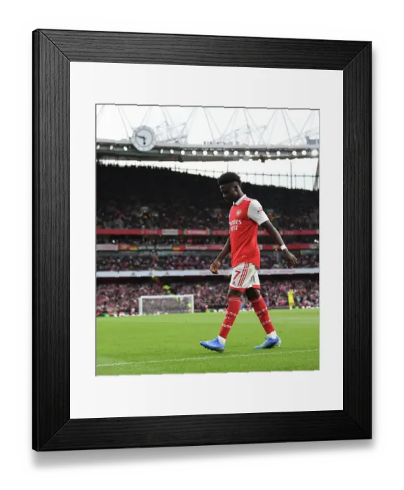 Framed Print : Saka's Star Performance: Arsenal Triumphs Over Liverpool, 2022-23 Premier League Framed Print : Saka's Star Performance: Arsenal Triumphs Over Liverpool, 2022-23 Premier League