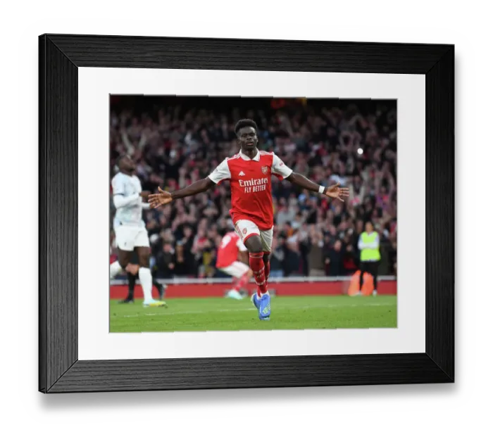 Framed Print : Saka Stunner: Arsenal's Thrilling Comeback Against Liverpool in the 2022-23 Premier League Framed Print : Saka Stunner: Arsenal's Thrilling Comeback Against Liverpool in the 2022-23 Premier League