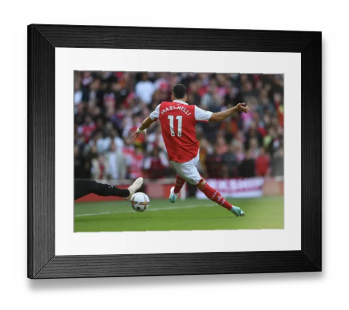 Framed Print : Martinelli Strikes First: Arsenal's Thrilling Win Against Liverpool in the Premier League 2022-23 Framed Print : Martinelli Strikes First: Arsenal's Thrilling Win Against Liverpool in the Premier League 2022-23