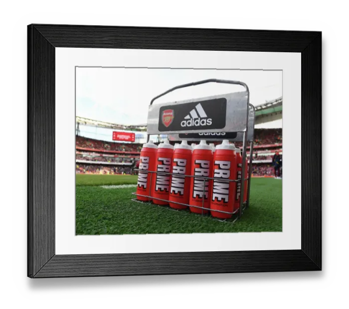 Framed Print : Prime Energy Drinks Presents: Arsenal vs. Liverpool - The Premier League Showdown at Emirates Stadium (2022-23)