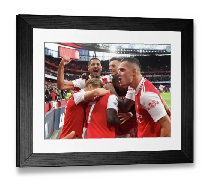 Framed Print : Saka's Hat-Trick: Arsenal Triumphs Over Liverpool in the 2022-23 Premier League Framed Print : Saka's Hat-Trick: Arsenal Triumphs Over Liverpool in the 2022-23 Premier League