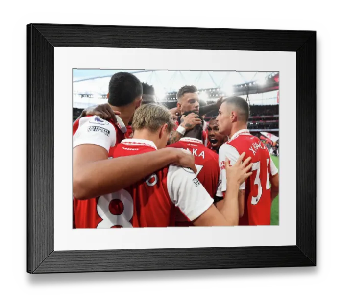Framed Print : Arsenal's Triumph: Bukayo Saka Scores the Third Goal Against Liverpool in the 2022-23 Premier League Framed Print : Arsenal's Triumph: Bukayo Saka Scores the Third Goal Against Liverpool in the 2022-23 Premier League