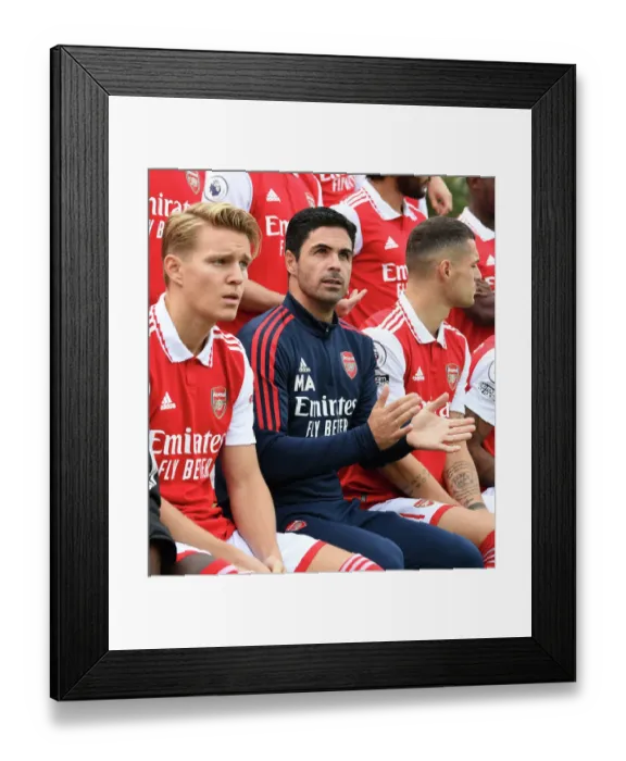 Framed Print : Arsenal First Team Squad 2022-23: Mikel Arteta Leading the Charge Framed Print : Arsenal First Team Squad 2022-23: Mikel Arteta Leading the Charge