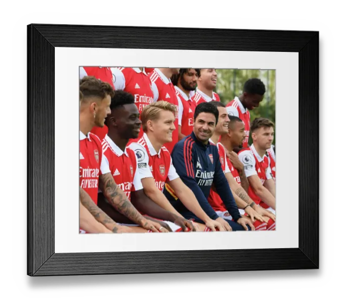 Framed Print : Arsenal FC 2022-23: Mikel Arteta's First Team Squad Framed Print : Arsenal FC 2022-23: Mikel Arteta's First Team Squad