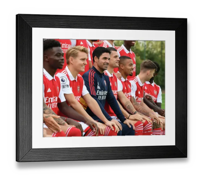 Framed Print : Arsenal First Team Squad 2022-23: Mikel Arteta Leading the Charge Framed Print : Arsenal First Team Squad 2022-23: Mikel Arteta Leading the Charge