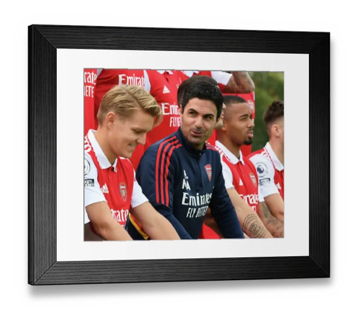 Framed Print : Arsenal FC 2022-23 First Team Squad: Mikel Arteta's Leadership Framed Print : Arsenal FC 2022-23 First Team Squad: Mikel Arteta's Leadership