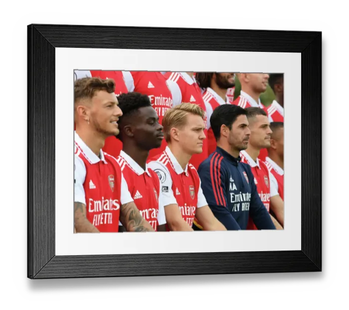 Framed Print : Arsenal FC 2022-23 First Team: Martin Odegaard as Captain