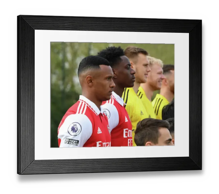 Framed Print : Arsenal First Team Squad 2022-23: Marquinhos Shines in New Season Photo