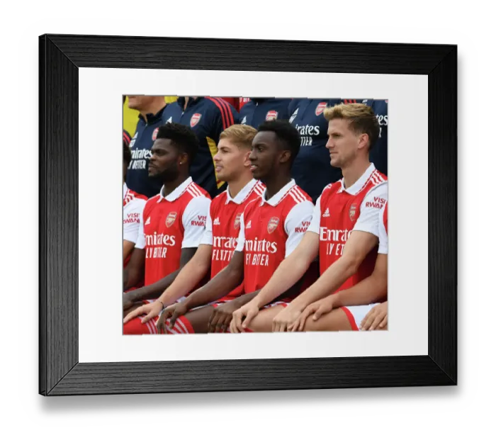 Framed Print : Arsenal FC 2022-23 First Team: Eddie Nketiah as Captain Framed Print : Arsenal FC 2022-23 First Team: Eddie Nketiah as Captain