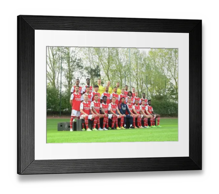 Framed Print : Arsenal 2022-23 First Team Squad: New Season Lineup