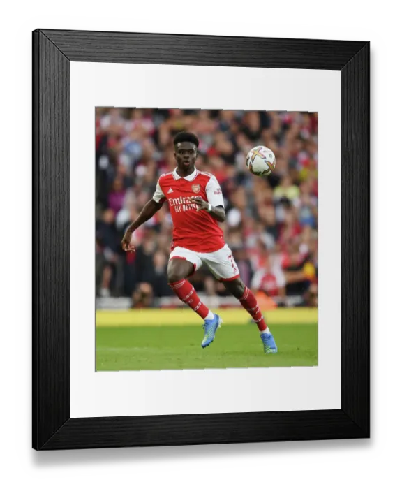 Framed Print : Arsenal's Bukayo Saka in Action: A Premier League Battle - Arsenal vs. Liverpool, 2022-23 Framed Print : Arsenal's Bukayo Saka in Action: A Premier League Battle - Arsenal vs. Liverpool, 2022-23
