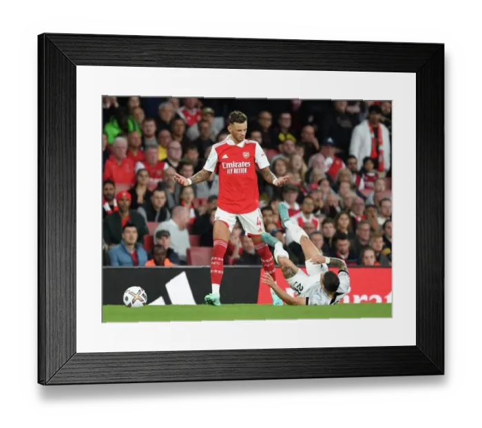Framed Print : Arsenal vs. Liverpool: Battle for Premier League Glory (2022-23)